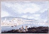 Thomas Girtin Rochester, Kent, from the North painting